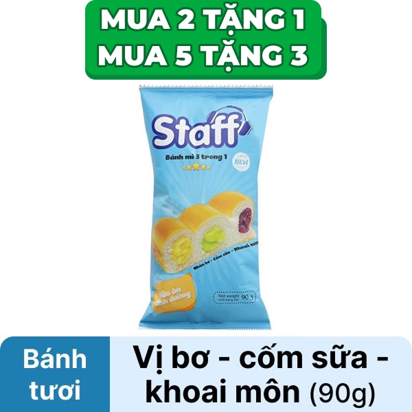 Bánh mì Hữu Nghị Staff 90g