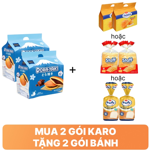 Bánh Dorayaki socola Kido's Bakery gói 150g