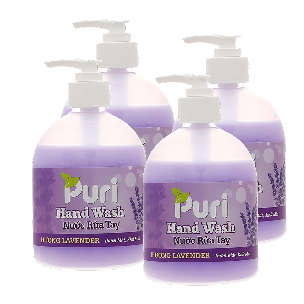 Nước rửa tay Puri hương lavender 500ml