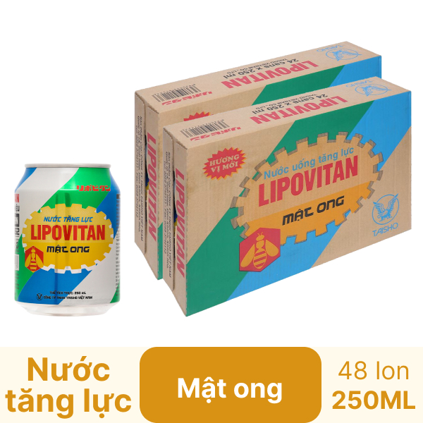 Combo 2 thùng Lipovitan mật ong 250ml