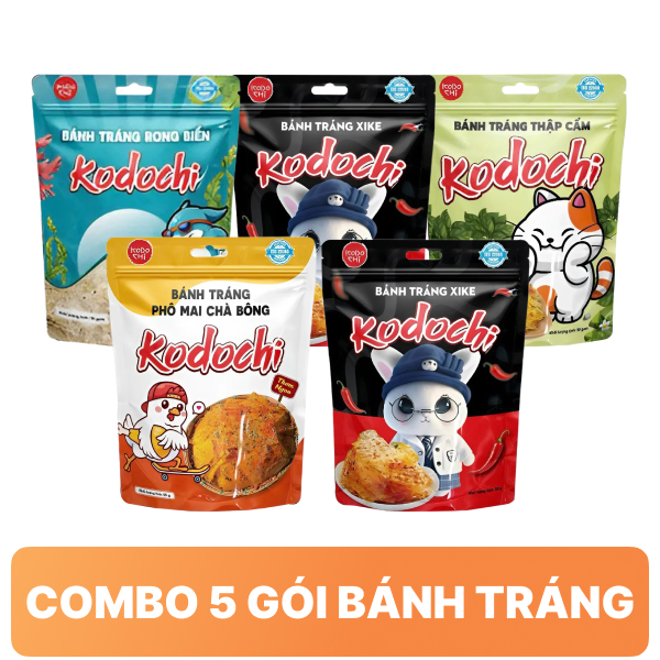 5 gói bánh trang Kodochi 50g