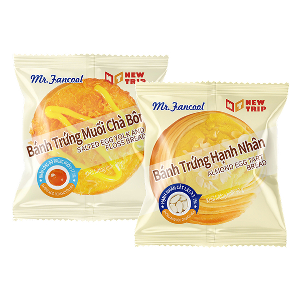 Bánh Fancool 90g và Bánh trứng Fancool 90g