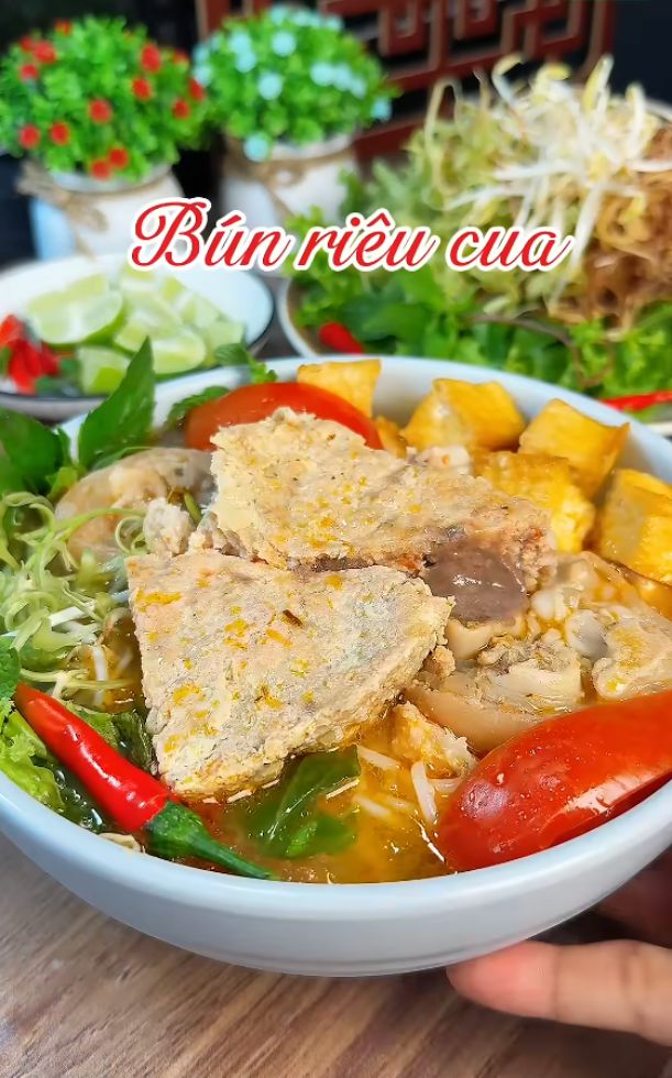 2 cách nấu bún riêu cua đồng thơm ngon, ngọt nước dễ làm tại nhà