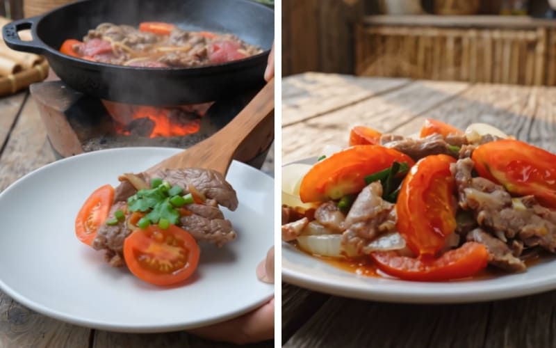 Thành phẩm có màu sắc đẹp mắt và hương thơm lôi cuốn