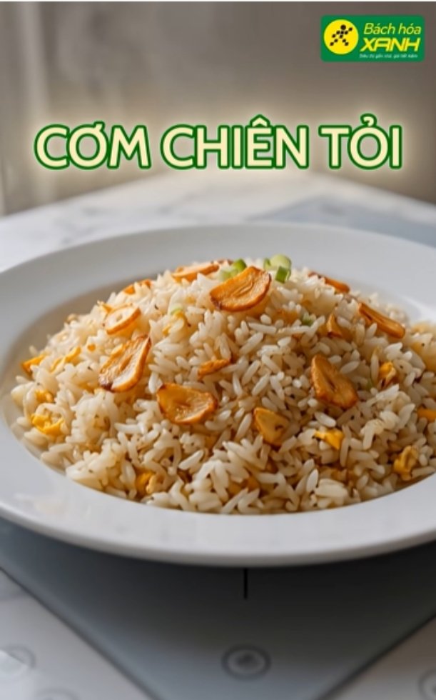 2 cách làm món cơm chiên tỏi tơi ngon như ngoài hàng