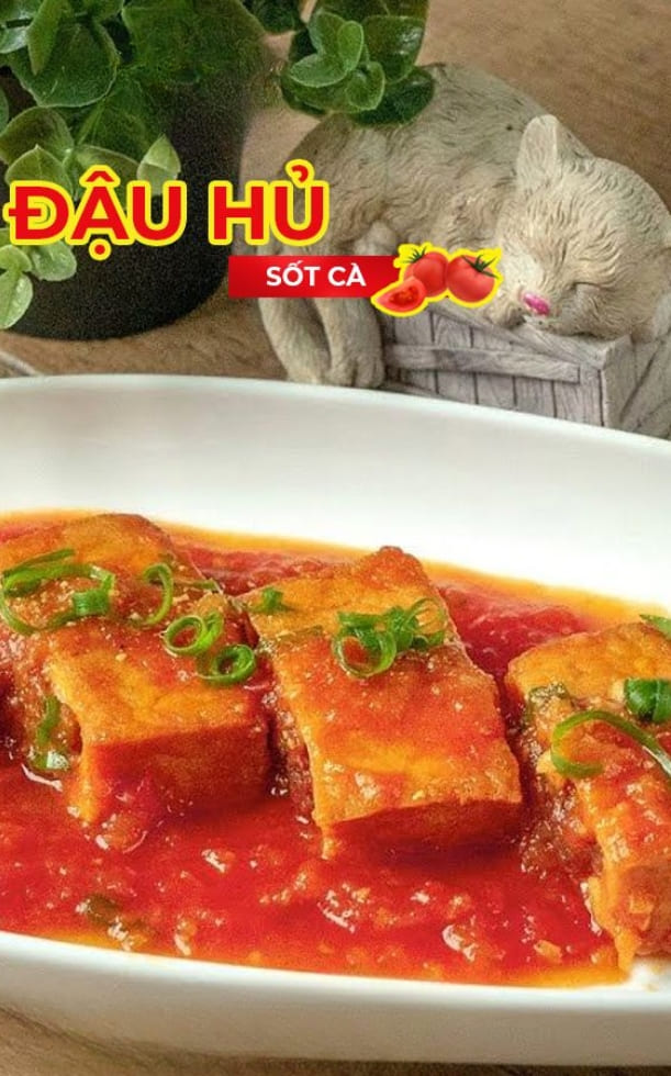 4 cách làm đậu sốt cà chua ngon mềm, ăn hao cơm