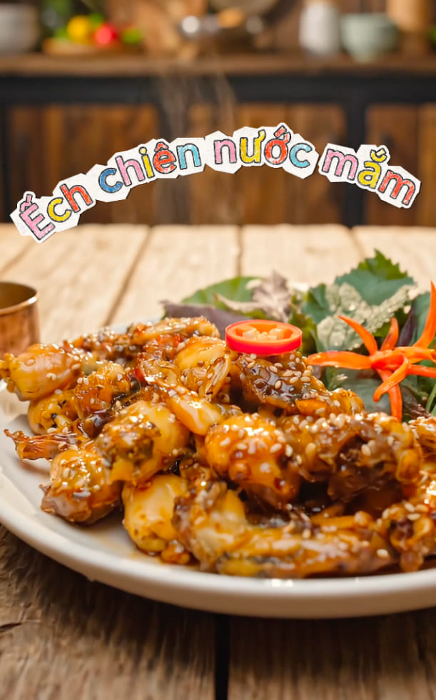 2 cách làm ếch chiên nước mắm thơm ngon, đậm đà, giòn tan