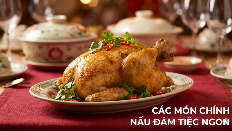 Các món chính nấu đám tiệc ngon