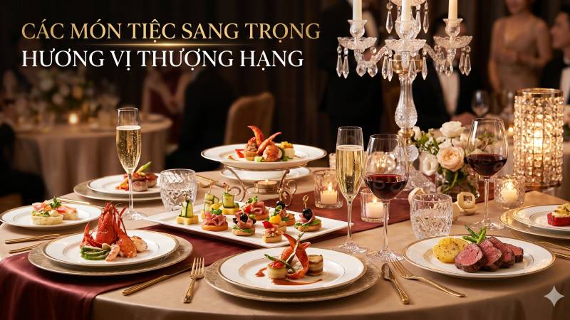 Các món tiệc sang trọng