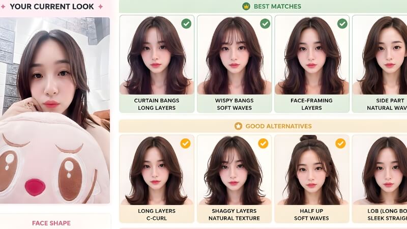 Mẹo dùng AI để chọn kiểu tóc đẹp hơn