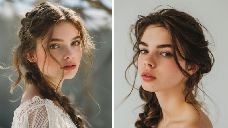 Tết tóc Boho đánh rối tự nhiên