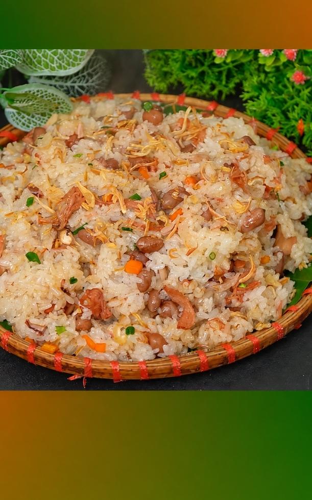 Cách nấu xôi bát bửu chay dẻo thơm, màu sắc bắt mắt dâng mâm cúng rằm