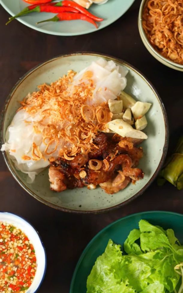 Cách làm bánh ướt tôm cháy dẻo mướt, lớp tôm chấy đậm đà ăn cực cuốn