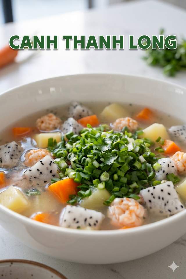 Lạ miệng với công thức làm canh thanh long thanh mát, giải nhiệt ngày hè