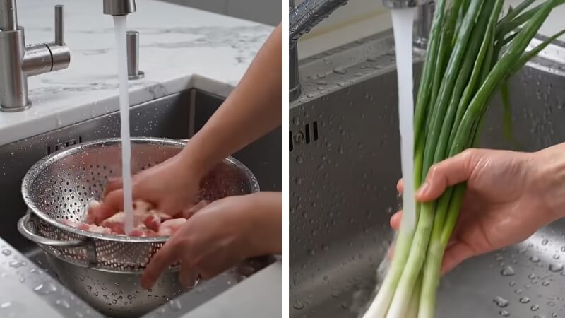 Sơ chế nguyên liệu Sơ chế nguyên liệu