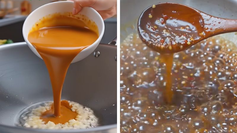 Chế biến nước sốt me Chế biến nước sốt me
