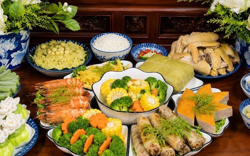 Mâm lễ rằm tháng 4 nên ưu tiên sự thanh tịnh và thành tâm