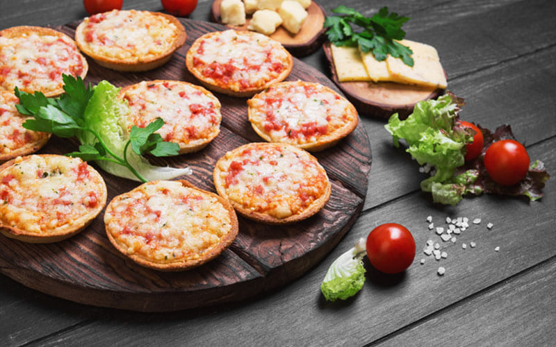 Pizza mini ăn đêm