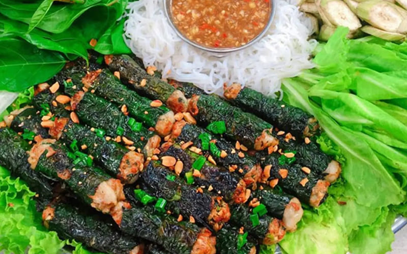 Bò nướng lá lốt