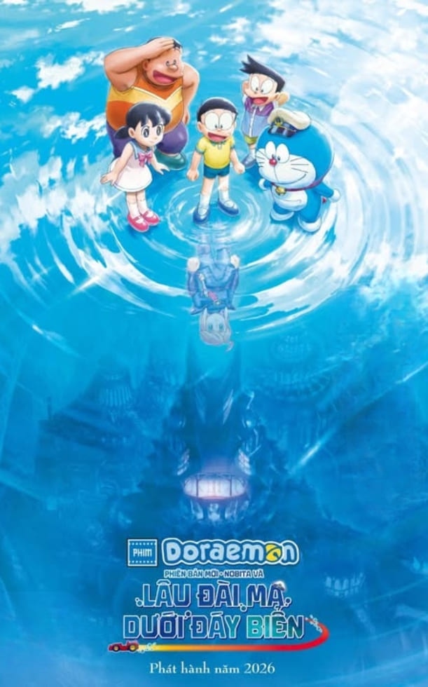 Review phim Doraemon: Nobita và Lâu Đài Dưới Đáy Biển (Phiên Bản Mới)
