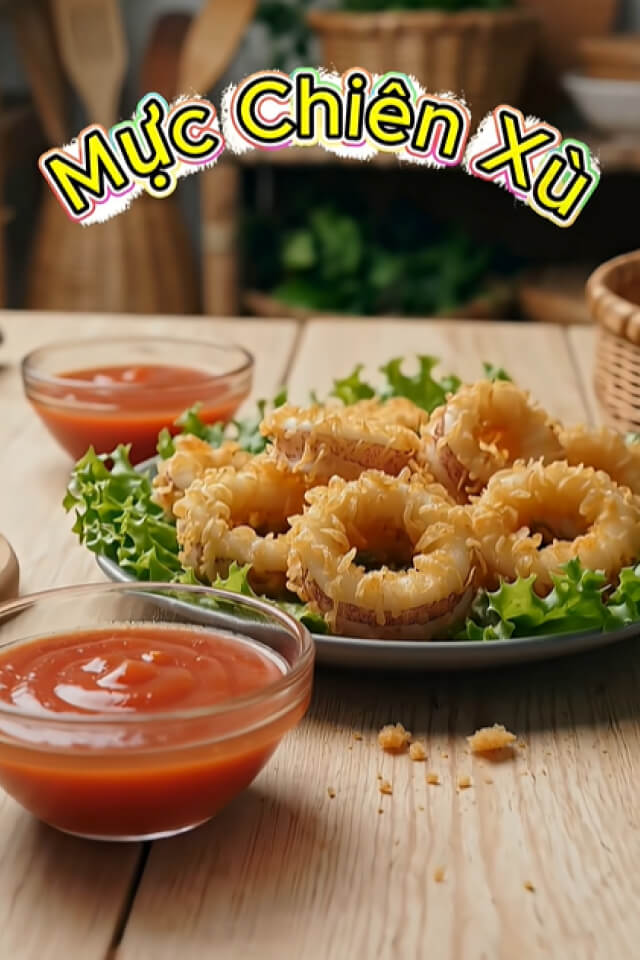 5 cách làm mực chiên giòn, chiên xù giòn thơm ngon, giòn dai
