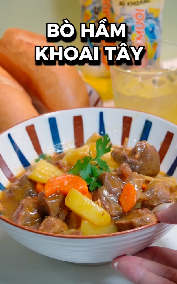 2 cách nấu bò hầm khoai tây ngon ngất ngây, ăn hoài không ngán