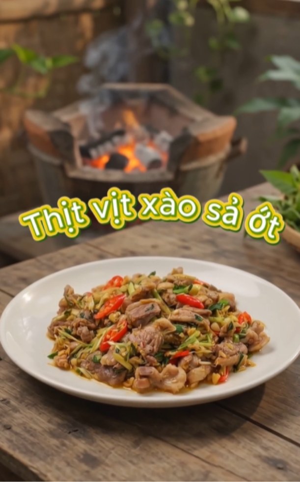 2 cách làm vịt xào sả ớt cay cay chuẩn ngon, không bị hôi