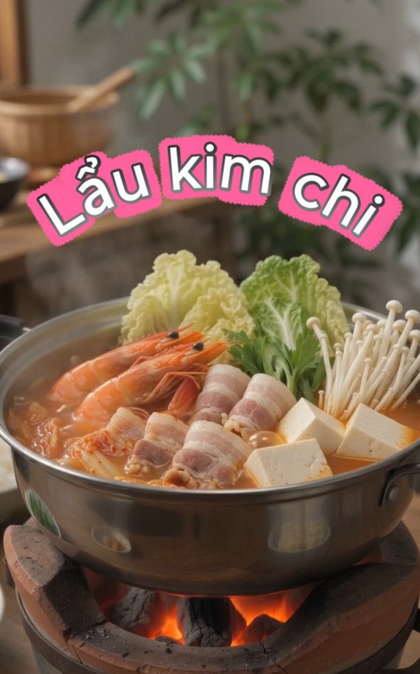 7 cách nấu lẩu kim chi Hàn Quốc tại nhà ngon ngất ngây