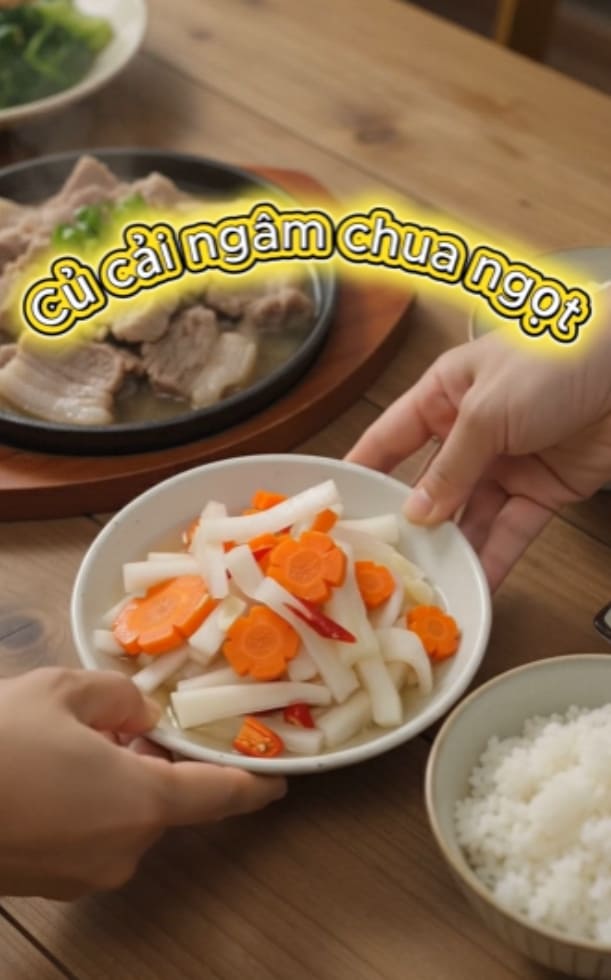 3 cách làm củ cải ngâm chua ngọt, giòn ngon chuẩn vị tại nhà