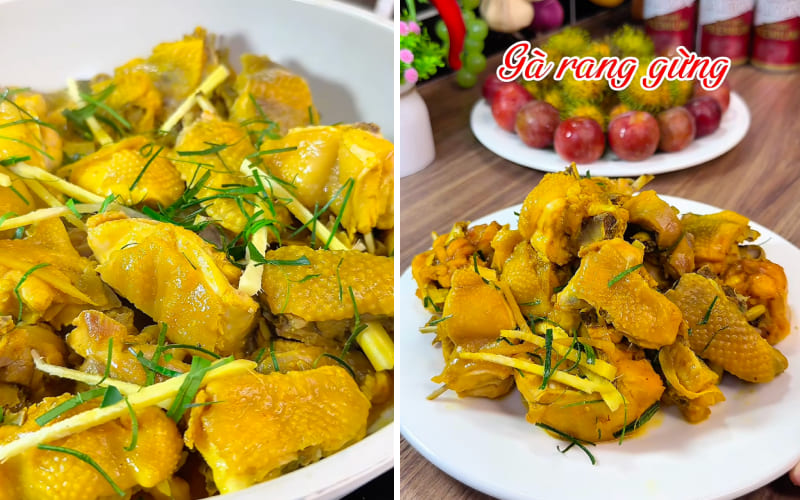 2 cách làm gà rang gừng chuẩn vị Bắc cho bữa cơm nhà