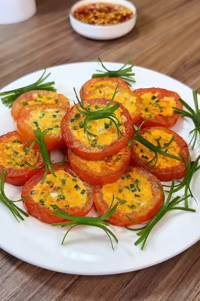 Sáng tạo với 2 công thức làm cà chua trứng đút từ nguyên liệu đơn giản