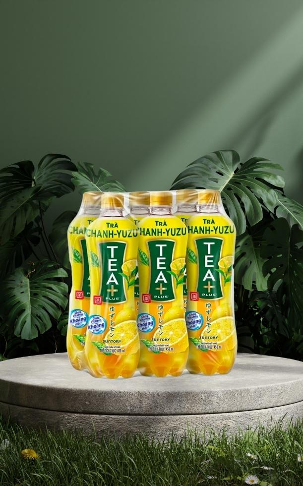 Review trà chanh Tea Plus Yuzu giải khát sảng khoái mỗi ngày