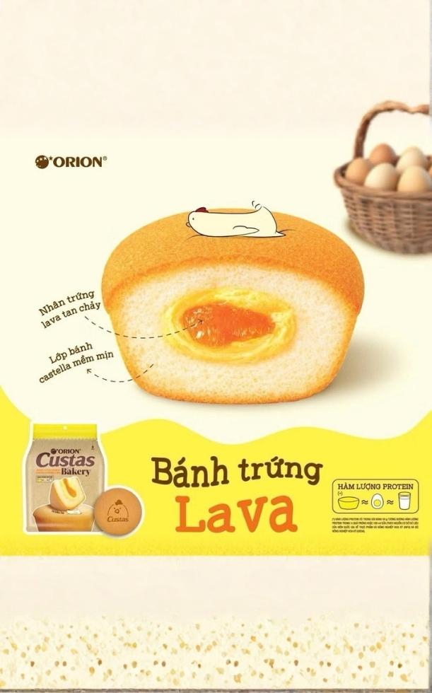 Bánh Custas Bakery Castella trứng Lava có ngon không? Đánh giá chi tiết