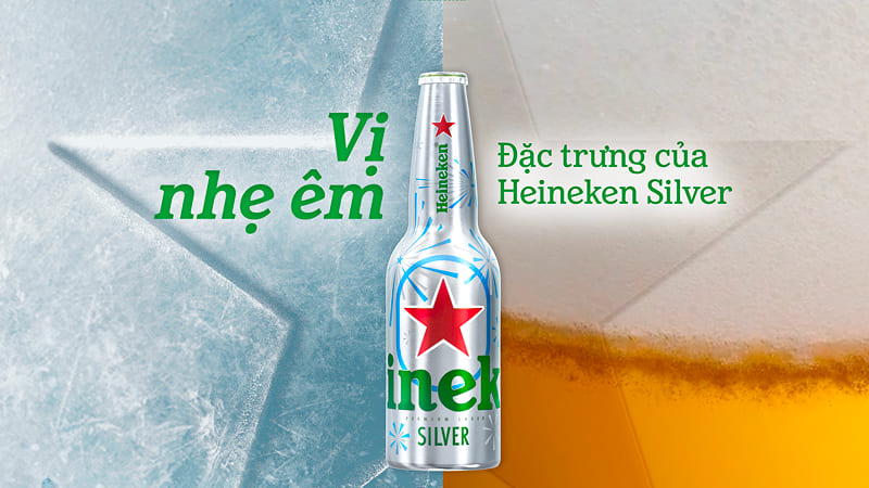 Cách uống Bia Heineken Silver chai nhôm ngon hơn