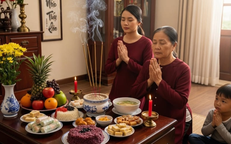 Xác định chính xác thời điểm rằm tháng bảy âm lịch.