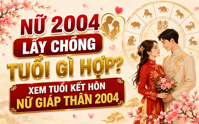 Nữ 2004 lấy chồng tuổi 2003 có hợp không?