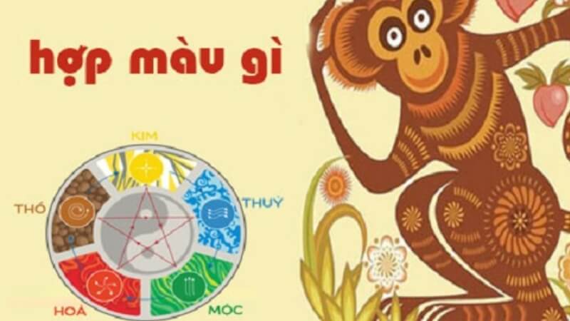 Tuổi Thân hợp màu gì theo ngũ hành?