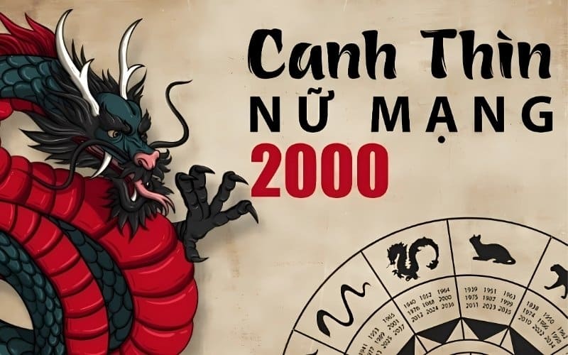 Nữ Canh Thìn 2000 thuộc tuổi Rồng mạnh mẽ.