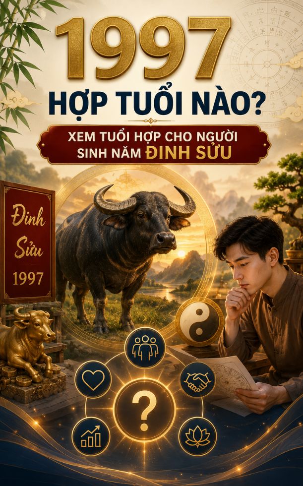 1997 hợp tuổi nào? Xem tuổi hợp cho người sinh năm Đinh Sửu