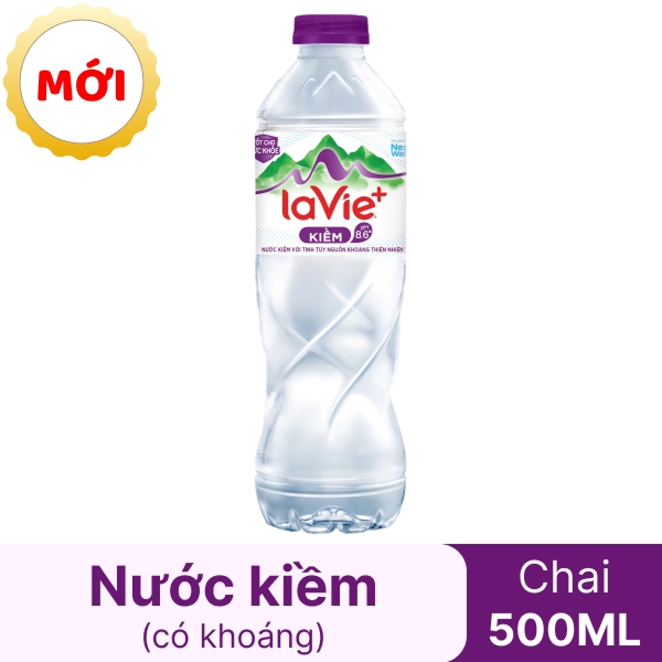 Nước kiềm có khoáng La Vie + 500ml