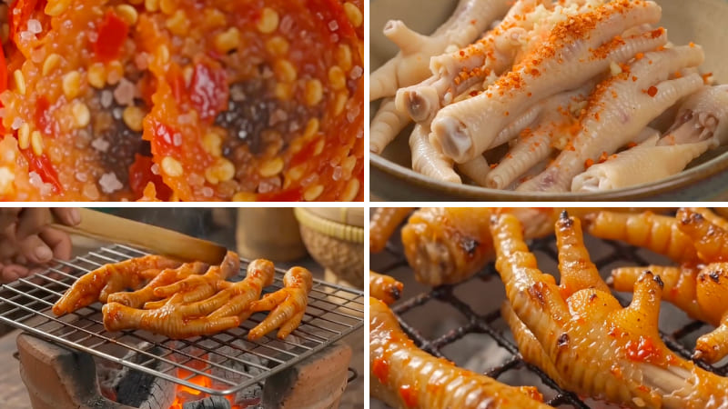 Grilling Chicken Feet