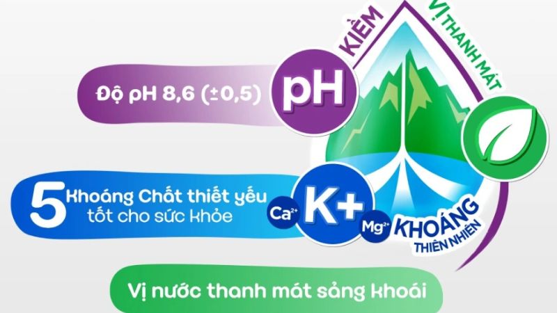 Tác dụng của nước kiềm có khoáng La Vie + 500ml với sức khỏe