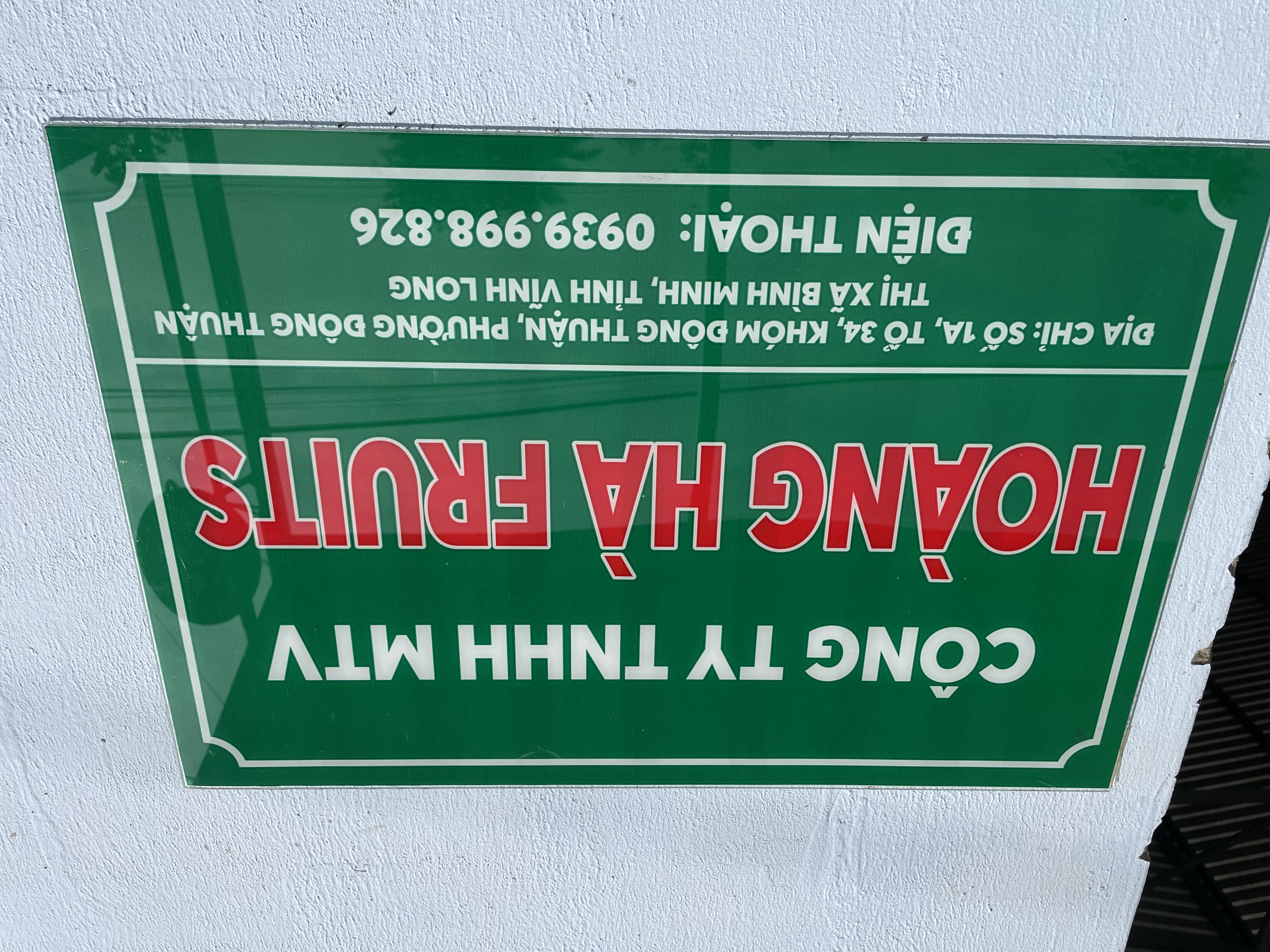 CÔNG TY TNHH HOÀNG HÀ FRUITS