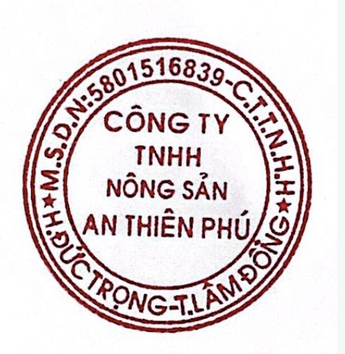 CÔNG TY TNHH NÔNG SẢN AN THIÊN PHÚ
