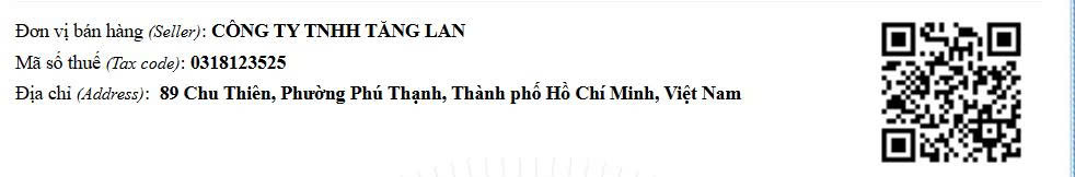 CÔNG TY TNHH TĂNG LAN