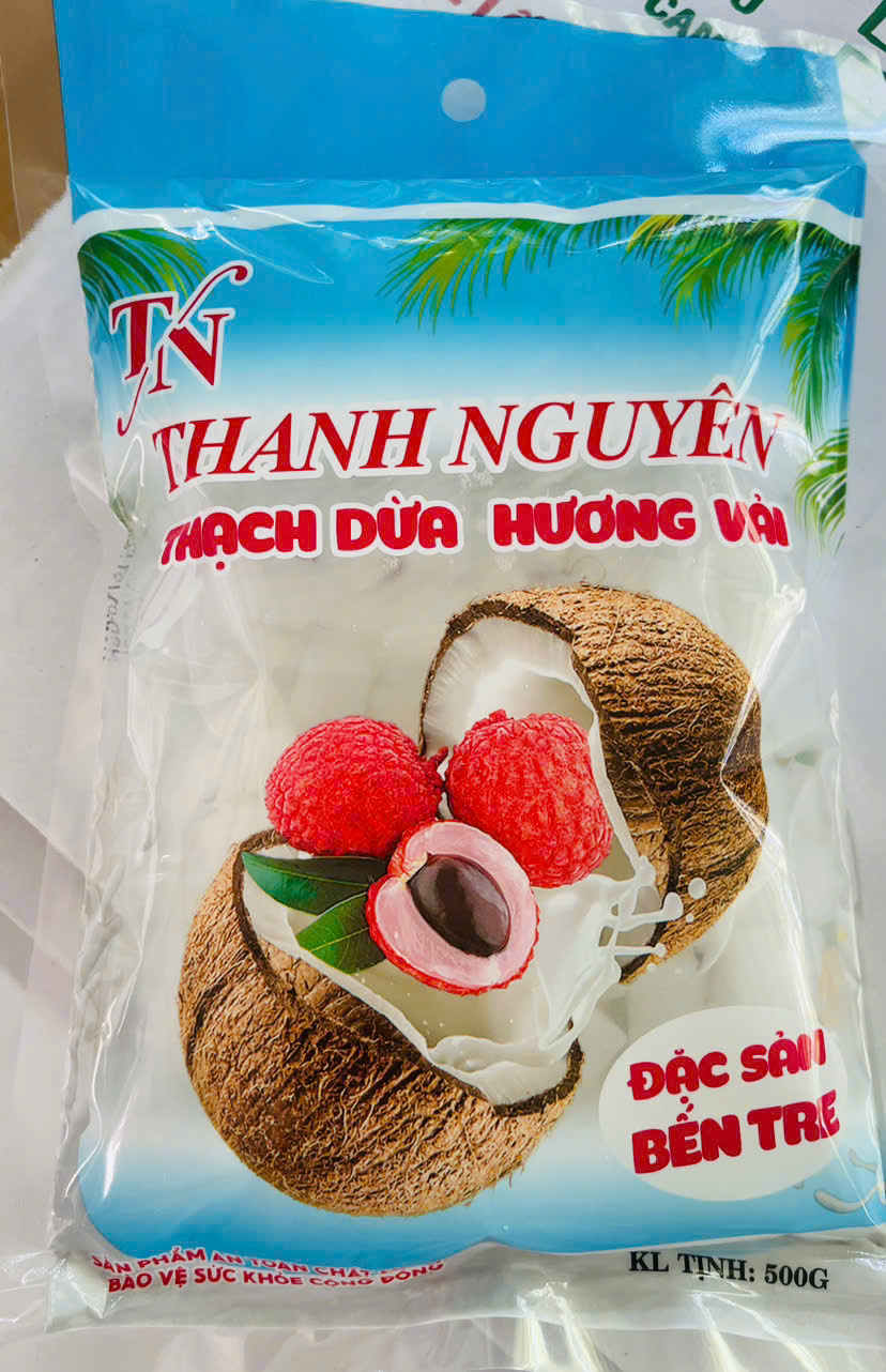 Thạch dừa hương vải