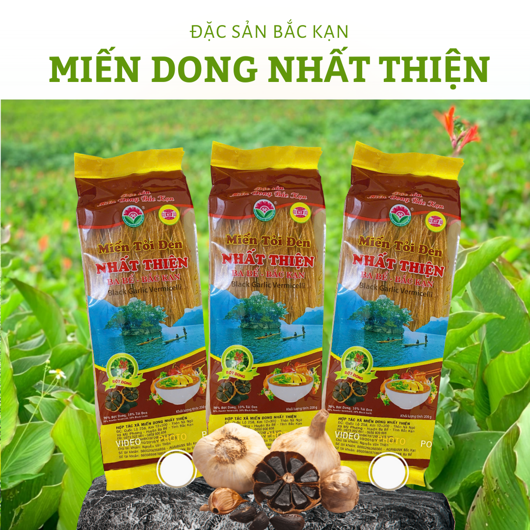 Miến tỏi đen Nhất Thiện