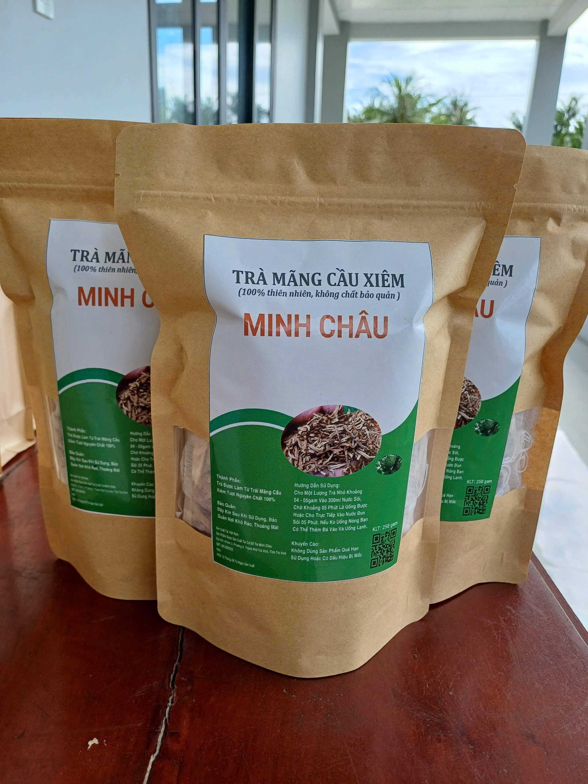 250gam trà mãng cầu xiêm Minh Châu