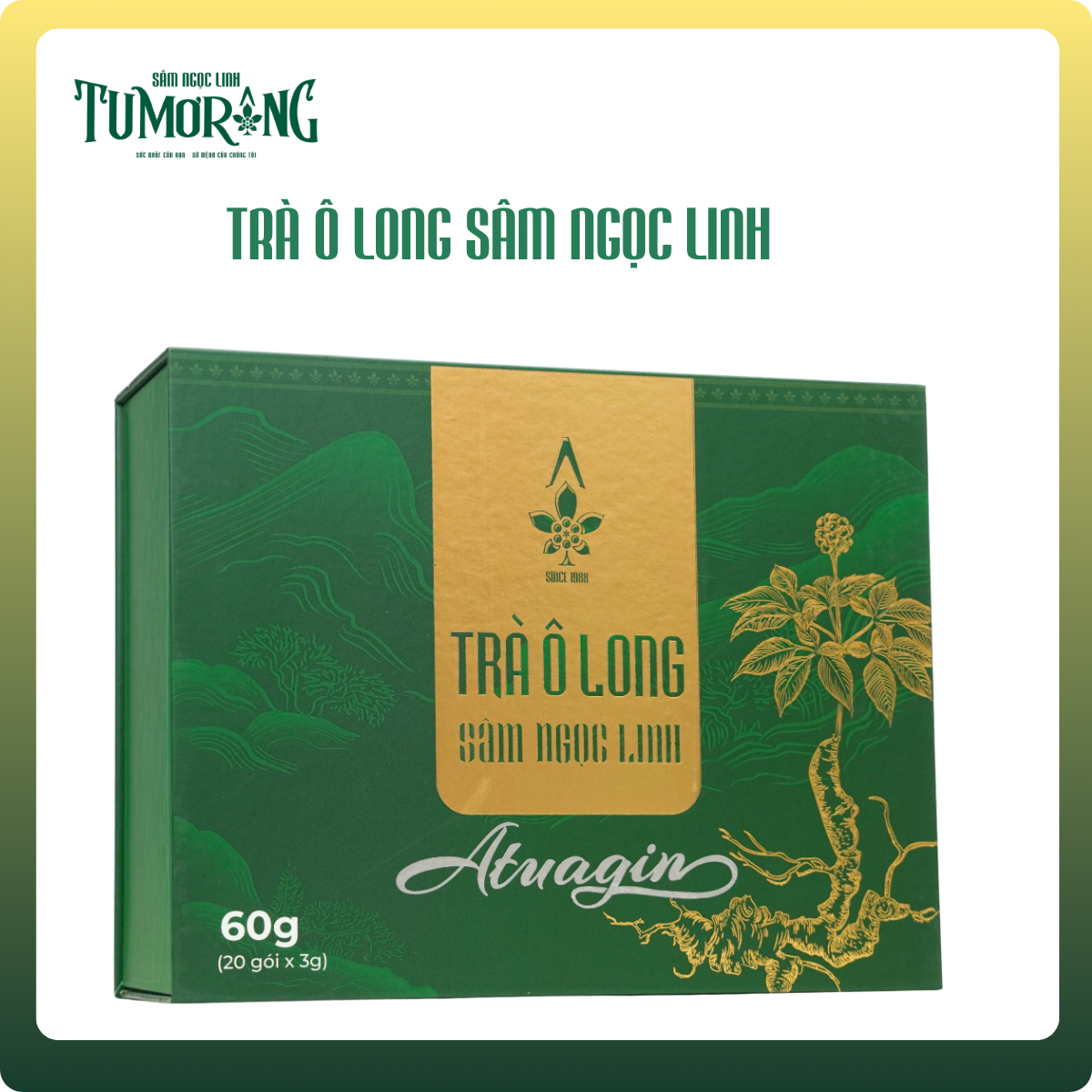 Trà Ô Long Sâm Ngọc Linh Tu Mơ Rông