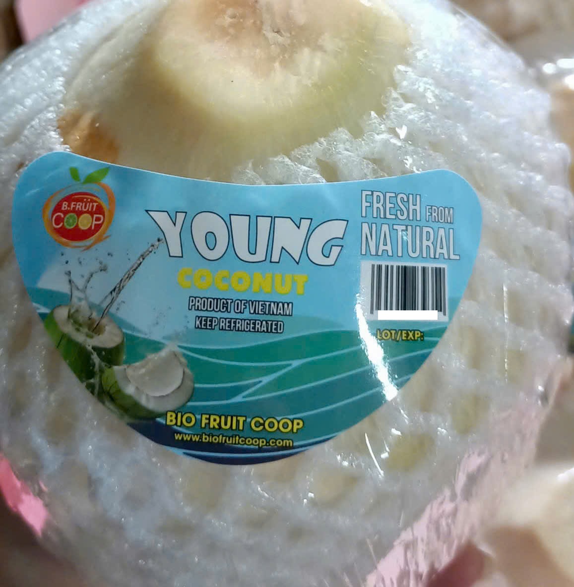 Dừa tươi tiện lợi